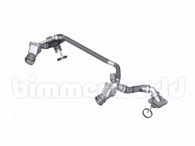 Serbatoio di espansione linea originale BMW X5 X6 F15 X5 50iX 4.4 SAC-Dme 17127627331 