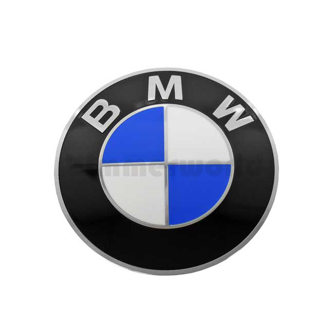 BMW WHEEL CENTER CAP EMBLEM DECALS STICKERS 70MM SET OF 4 GENUINE NEW OEM