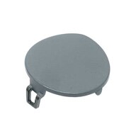 thumbnail image 2 of BMW E90 E91 LCI Front Tow Hook Cover – Deep Sea Blue A76, Painted OEM Match 2 of 5