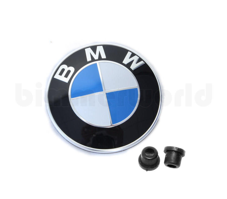 BMW Genuine Hood/Trunk Roundel Emblem with Grommets Many Models 51148132375