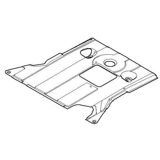 Genuine BMW Front Aggregate Protective Skid Plate 51718218384 E46 323i