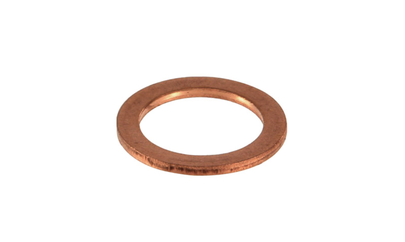 120Pc Copper Washers Universal Car Engine Solid Copper Crush Washers Seal Gasket 
