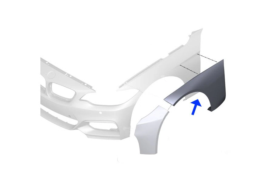 Front Left Fender Flare F22 M235i M240i Racing