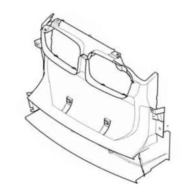 BMW E46 M3 330ci 328ci 325ci 323ci 320i Cabin Air Micro Filter Housing Trim 64318370066