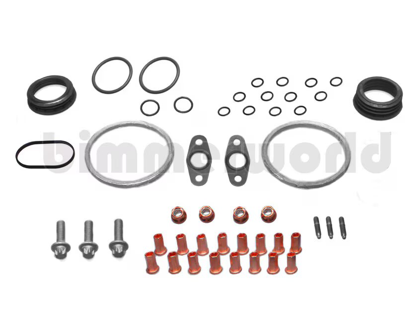 Basic Turbo Overhaul Gasket Hardware Kit Oem E82 135i E9x 335i E60 535i N54