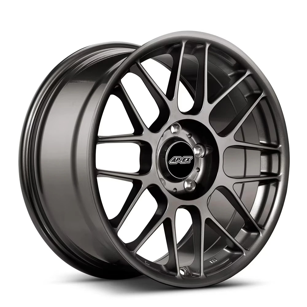 APEX ARC8 18x8.5" ET45 NonStaggered Wheel Set, Anthracite