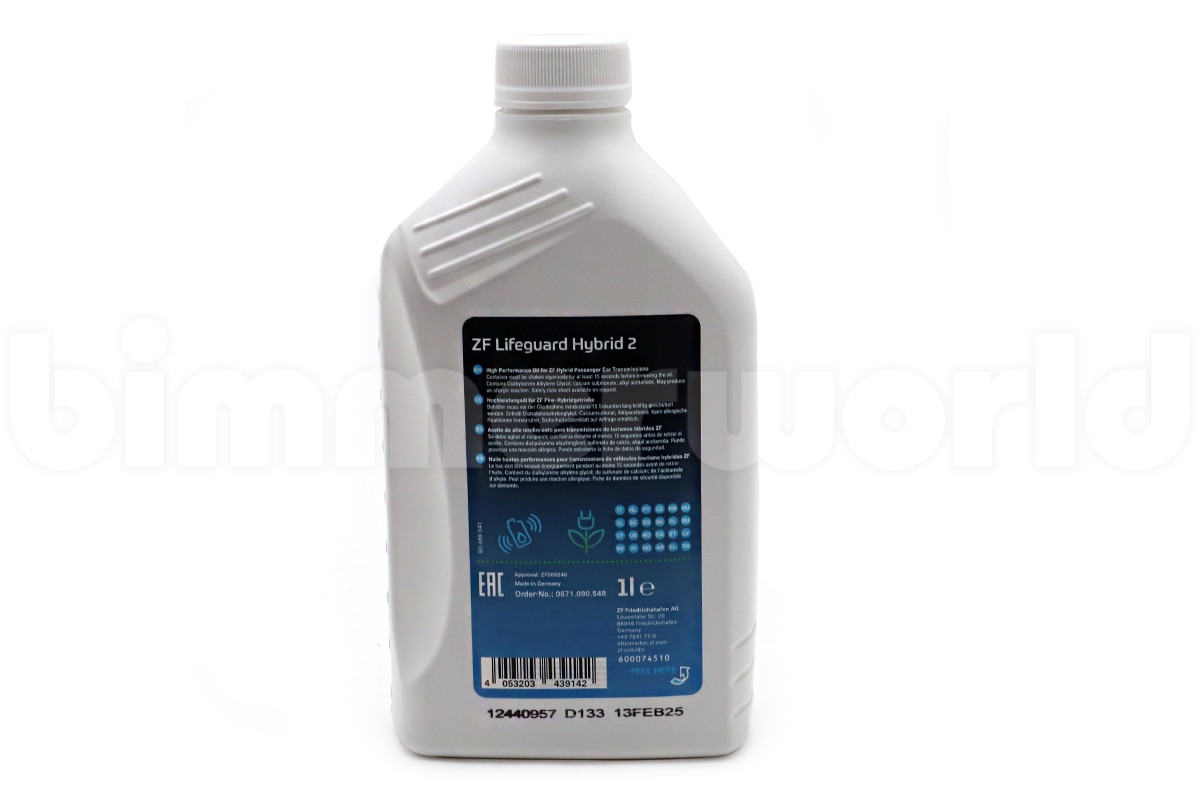 OEM ZF Hybrid 2 ATF - 1 Liter Bottle - 83225A28F03