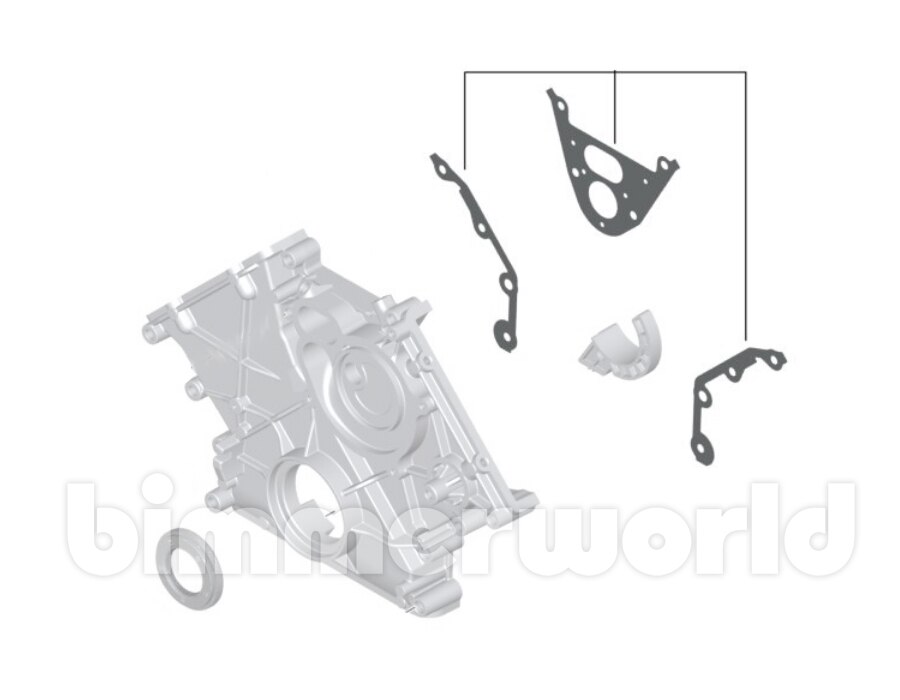 Genuine BMW Timing Cover Gasket Set N63 S63 V8 Genuine BMW Timing Cover Gasket Set N63 S63 V8