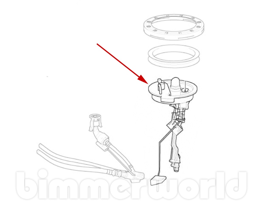 Left Fuel Level Sensor Genuine BMW E39 525i 528i 530i 540i M5