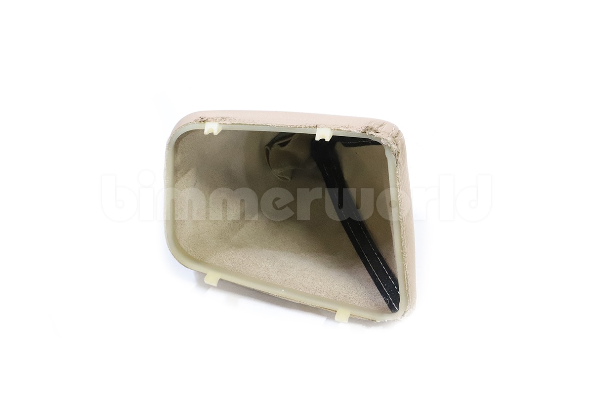 E46 Genuine BMW Beige Leather Shift Boot 25111434430