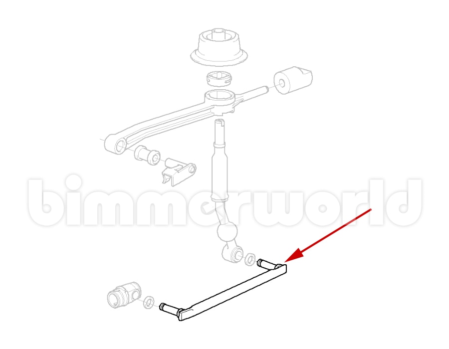 Selector Rod for Manual Shifter E46 M3 Coupe/Convertible (20012006)