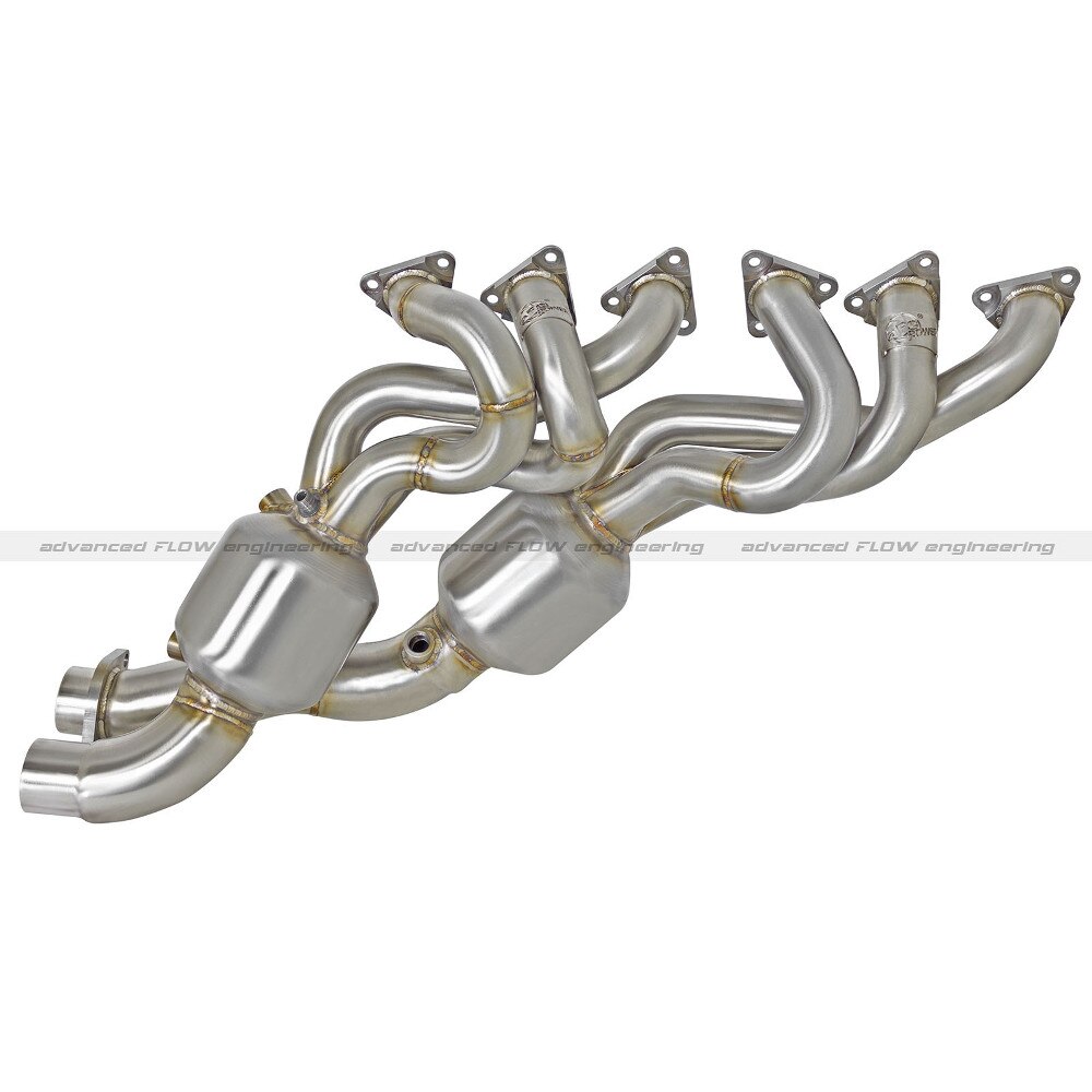 aFe Twisted Steel Racing Headers with Cats E46 M3