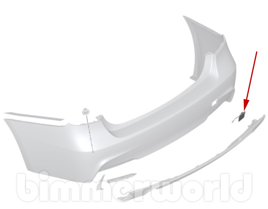 Rear Bumper Tow Hook Eye Cover F80 M3 & F82 F83 M4