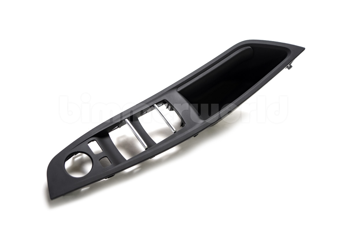 Left Interior Door Handle / Switch Housing (Black) - F10 5-Series