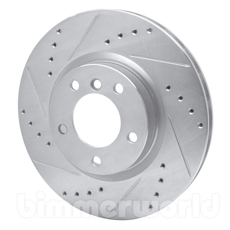 DFC Right Front Drilled & Slotted Brake Rotor E36 M3, MZ3