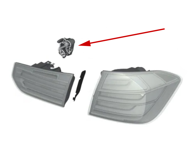Bulb Socket for Right Trunk Lid Tail Lamp - F30 F31 F80