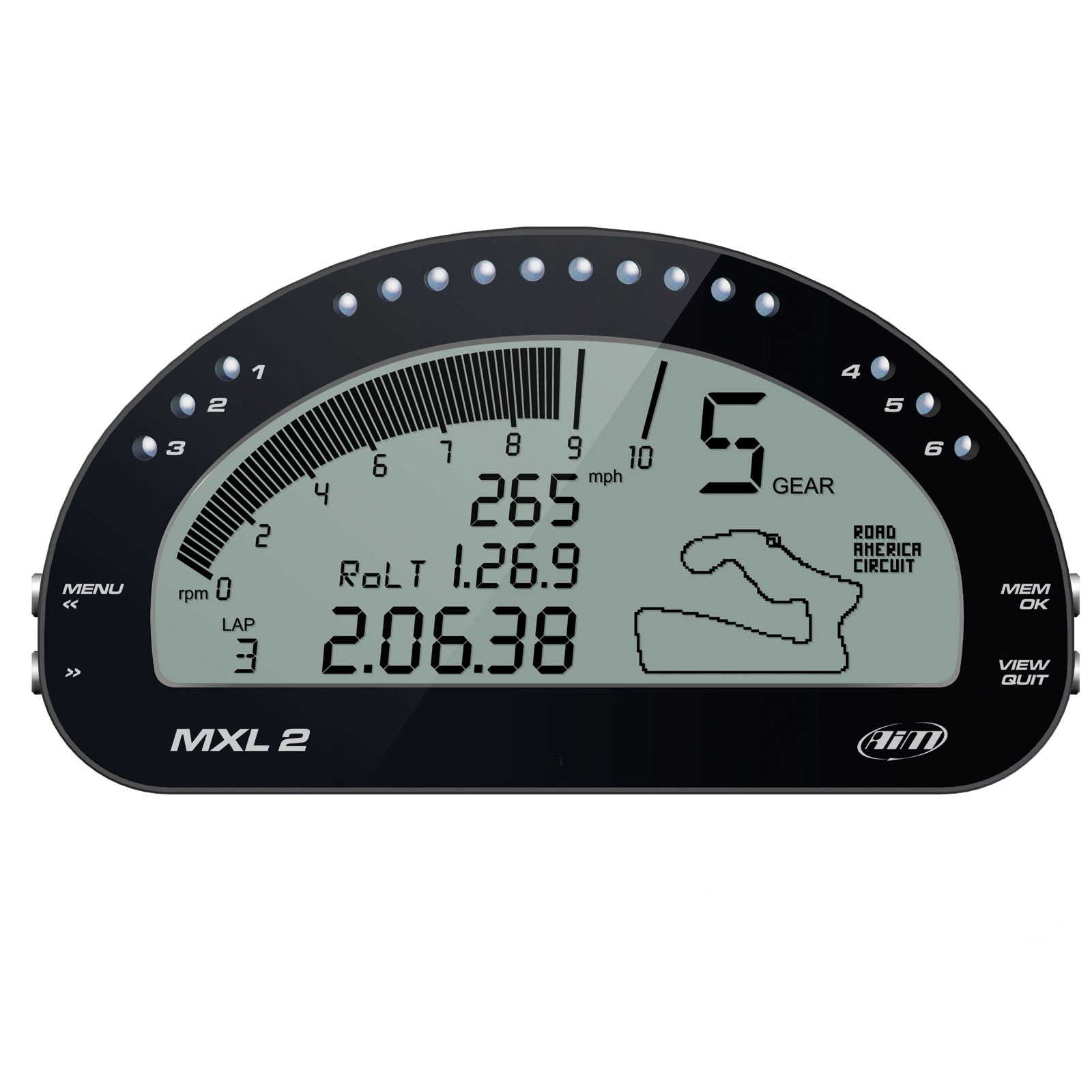 AiM MXL2 Dash & Data Logger with GPS