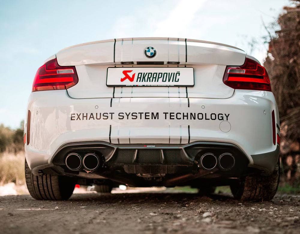 Akrapovic Carbon Fiber Diffuser, Matte F87 M2 all