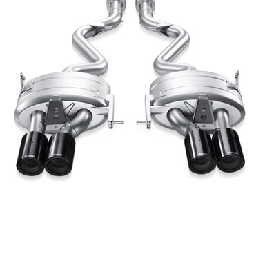 Akrapovic Evolution Titanium Exhaust System, Carbon Tips - BMW E92