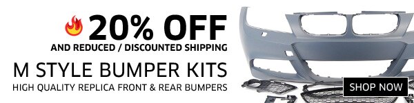 20% Off Replica Bumper Kits