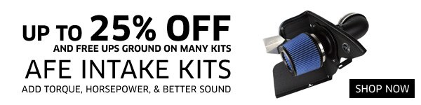 Up to 25% Off AFE Intakes