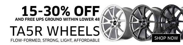 15-30% Off TA5R Flow-Formed Wheels