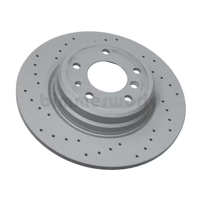 BMW Zimmermann CrossDrilled Brake Disk 324X12 34216757749 E38