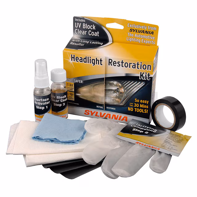 Sylvania Headlight Lens Restoration Kit for BMWs and Other Makes 38771