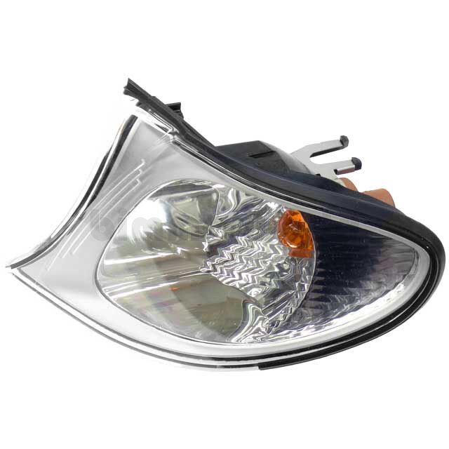 Clear Turn Signal Titanium Trim Left E46 325i 325xi 330i 330xi
