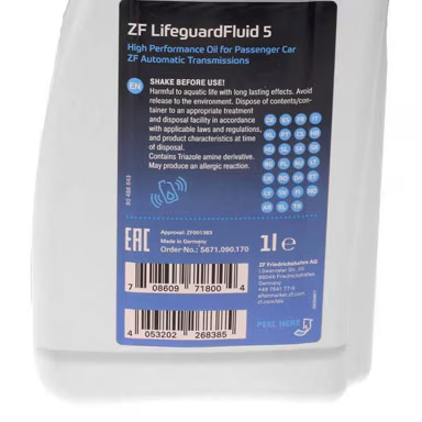 2984　atf BMW Automatic Transmission Fluid - LT 71141 - 1 Liter 83229407807