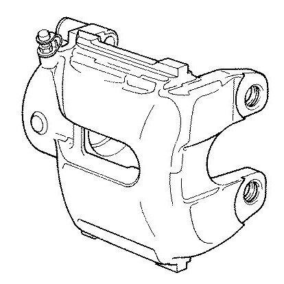 New Rear Left Red Brake Caliper for BMW E9X M3, E82 1M