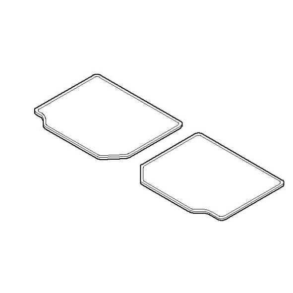 Genuine BMW Set Rubber Mats Rear Gray X5 51470151486 E53