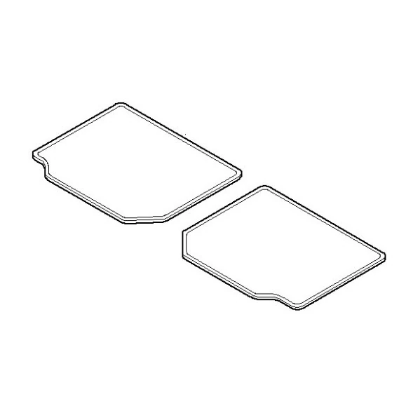 Rubber Rear Floor Mats, Beige E53 X5 3.0i 4.4i 4.6is 4.8is