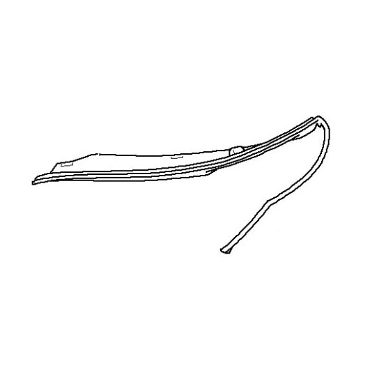 BMW Headlight Gasket Left E60 5 series 63126934511