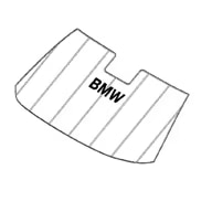 Copertura Fari In Vetro Per BMW E46 4D (2002-2005) 320i/325i/330i Ecc. - Trasparente, PC, OEM 63126924043/63126924044, 2 Pezzi