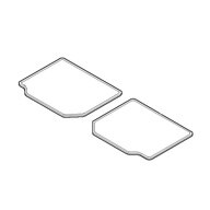 Genuine BMW Rubber Floor Mats - E65 Rear - 82550151187