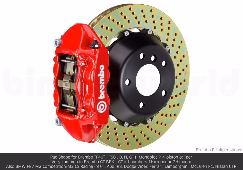 DFC 5000 Street Brake Pads - Brembo F40/F50/B/H/GT1/Monobloc