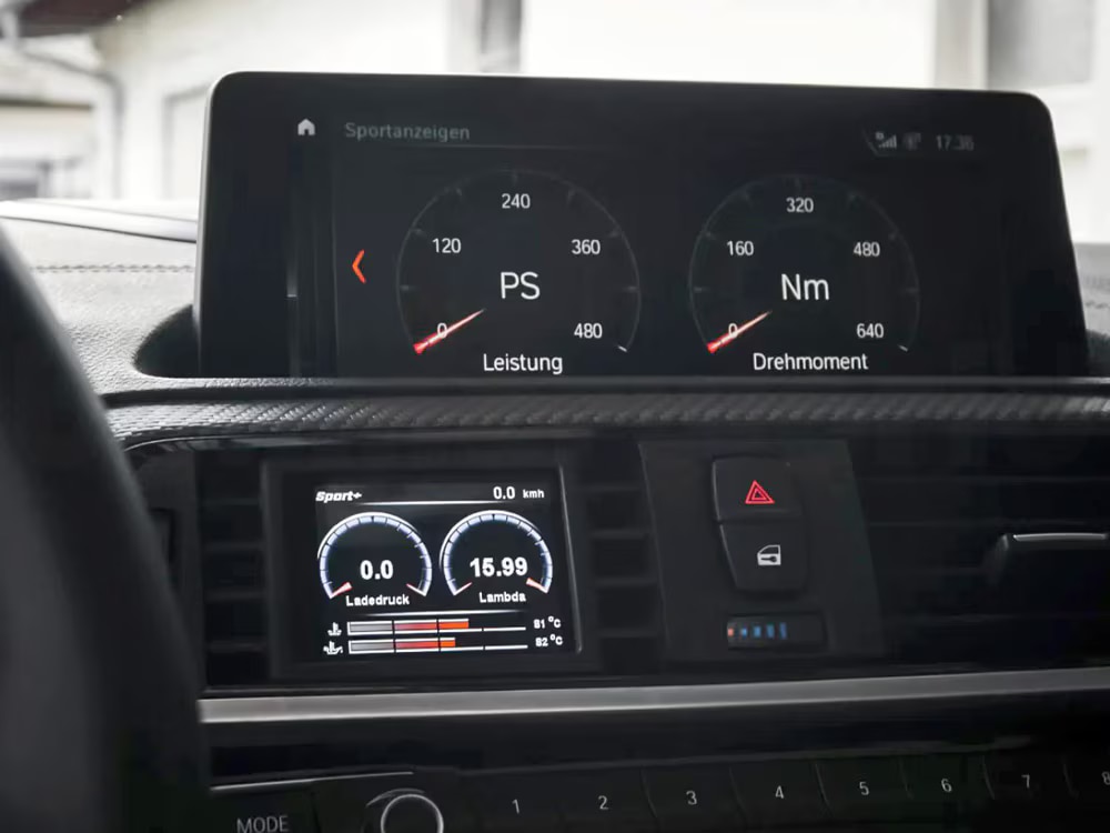 CAN Data Vent Gauge for BMW F8X, F3X, F22