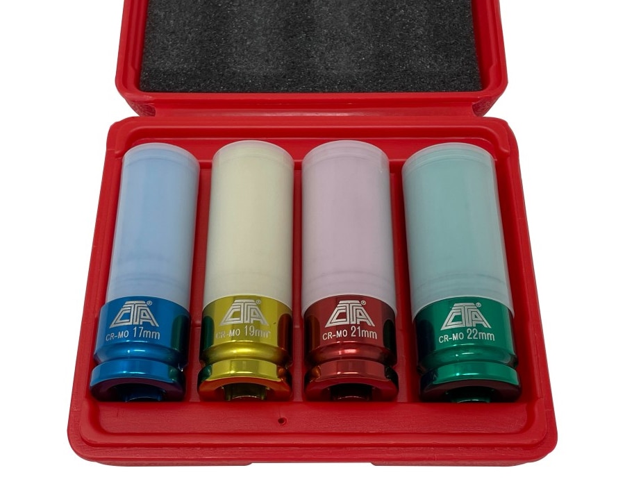 CTA Tools 4 Pc. ThinWall Metric Impact Socket Set 1014