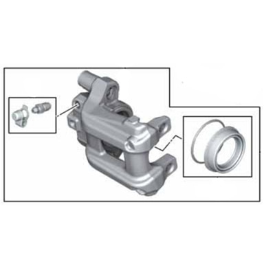 F22 F30 F31 F32 F34 F36 Rear Left Brake Caliper BMW 34216850857