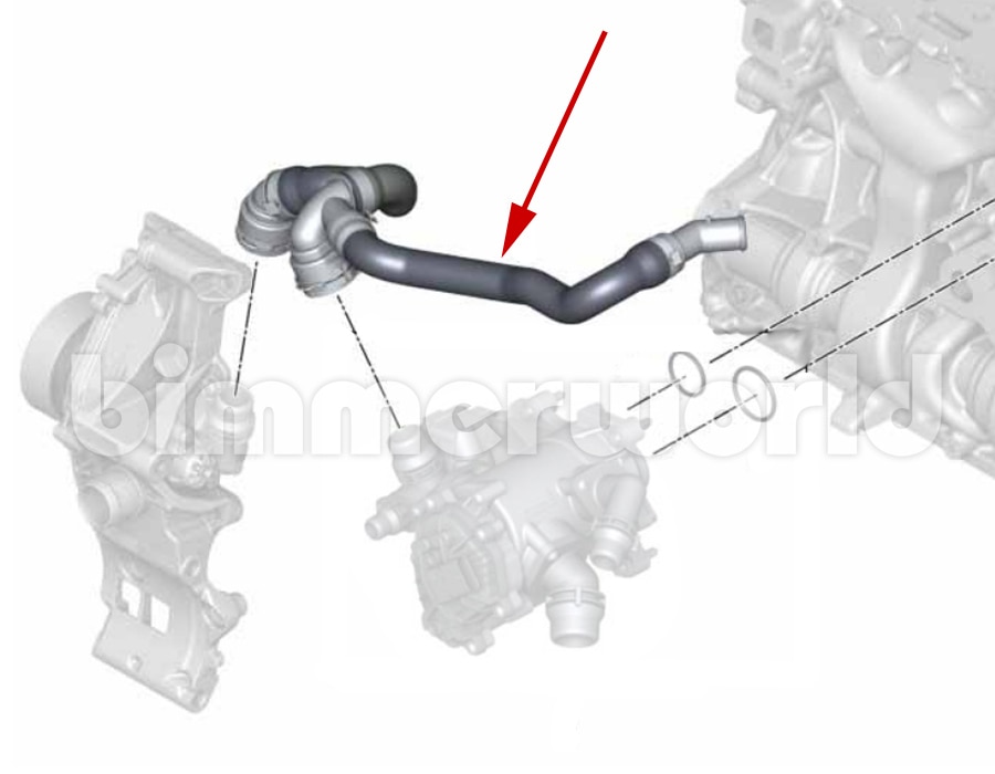Genuine BMW Coolant Thermostat B48P B48M Engine U11 X1 U10 X2