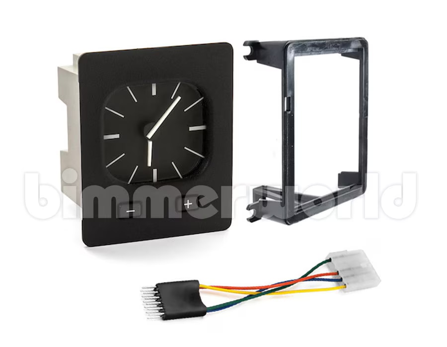 BMW E30 Euro Analog Clock Kit For Cars with 6Button OBC