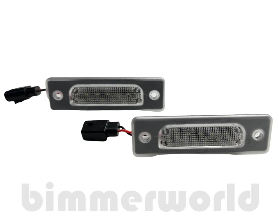 LED License Plate Lamp Set BMW E34 5-Series Sedan 1989 1990 1991 1992 ...