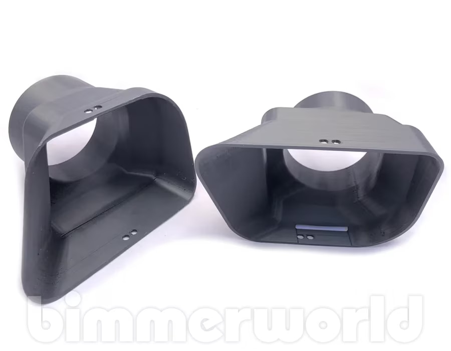 Brake Duct Inlet Adapters Set for BMW E36 M3 Front Bumper