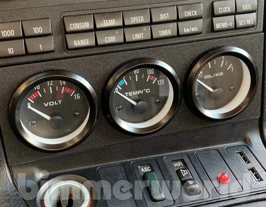 Lower Gauge Pod for Console Storage Cubby BMW E36 3Series