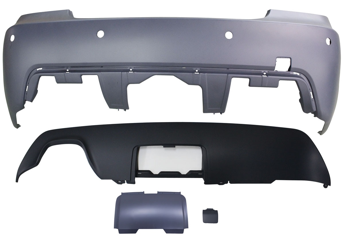 E60 M Sport Style Rear Bumper with Diffuser PreFacelift with PDC