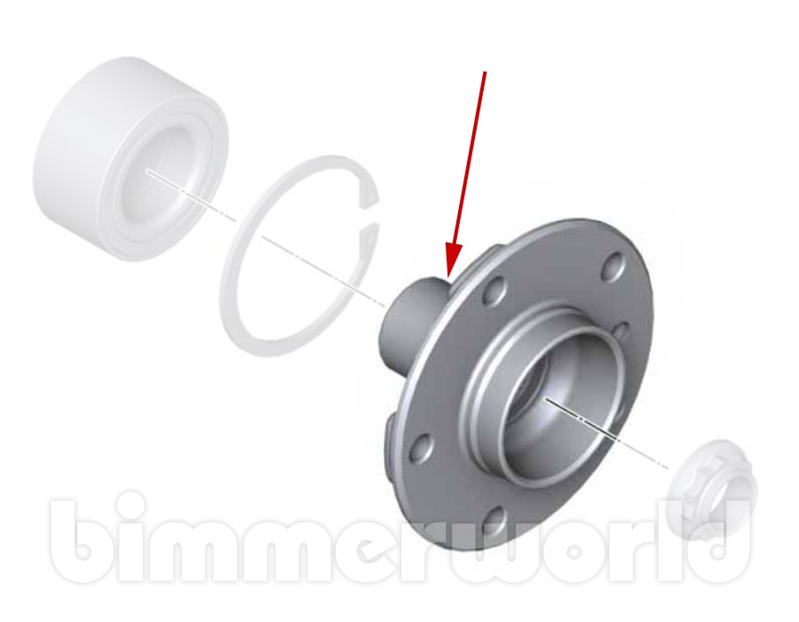 Wheel Hub (Drive Flange), Rear Genuine BMW E82/E88 135i 135is