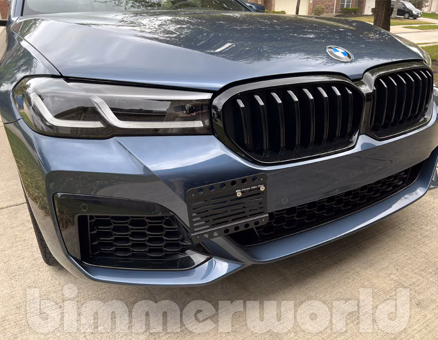 Tow Hook License Plate Mount Kit G30 5Series M Sport (2021+)