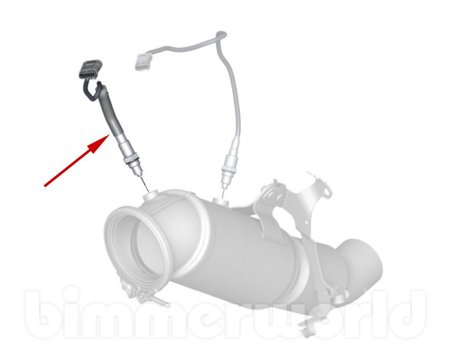 Oxygen Sensor O2 For BMW 650i E63 Post-Cat - Cyl 5,8 Oxygen Sensor O2 For BMW 650i E63 Post-Cat - Cyl 5,8