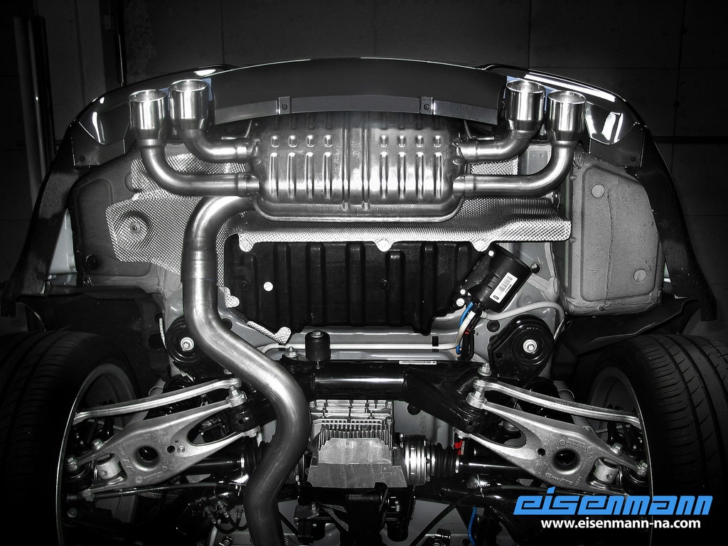 Eisenmann Sport Exhaust with Quad 83mm Tips & Connecting Pipe - E82 1M